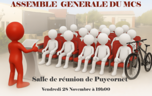 Assemblée Générale vendredi 28 novembre 2025