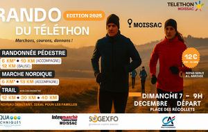 Rando Téléthon à Moissac