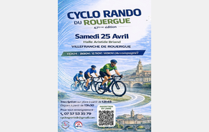 samedi 25 avril à 13h30  Randonnée en Rouergue
